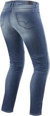 REV´IT! kalhoty jeans WESTWOOD SF dámské světle modré 24