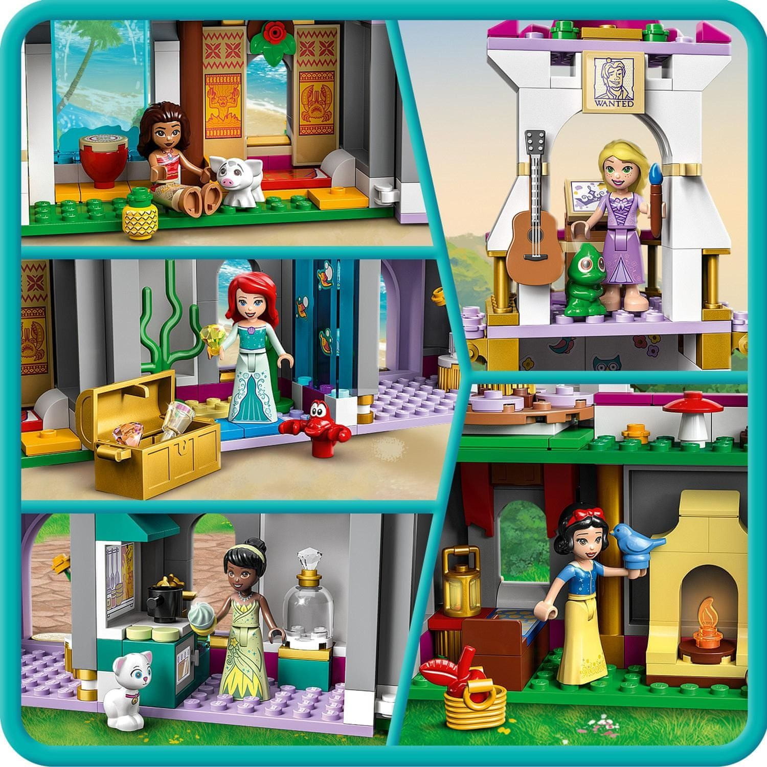 LEGO Disney Princess 43205 Nezabudnuteľné dobrodružstvá na zámku