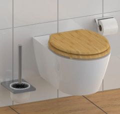 Schütte WC prkénko BAMBUS | Soft Close se zpomalovacím mechanismem