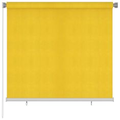 Greatstore Venkovní roleta 160 x 140 cm žlutá HDPE