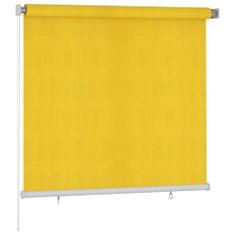 Greatstore Venkovní roleta 160 x 140 cm žlutá HDPE