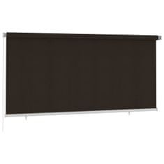 Greatstore Venkovní roleta 300 x 140 cm hnědá HDPE