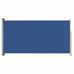 Greatstore Zatahovací boční markýza 160 x 300 cm modrá
