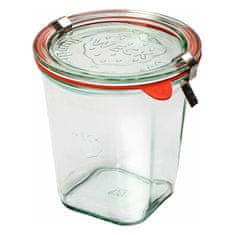 Weck Zavařovací sklenice WECK Quadro 545 ml, set 6 ks