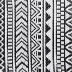 Greatstore Venkovní koberec černý 80 x 150 cm PP
