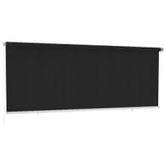 Greatstore Venkovní roleta 400 x 140 cm černá HDPE