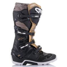 Alpinestars boty TECH 7 Enduro Drystar černo-bílo-hnědé 40,5/7