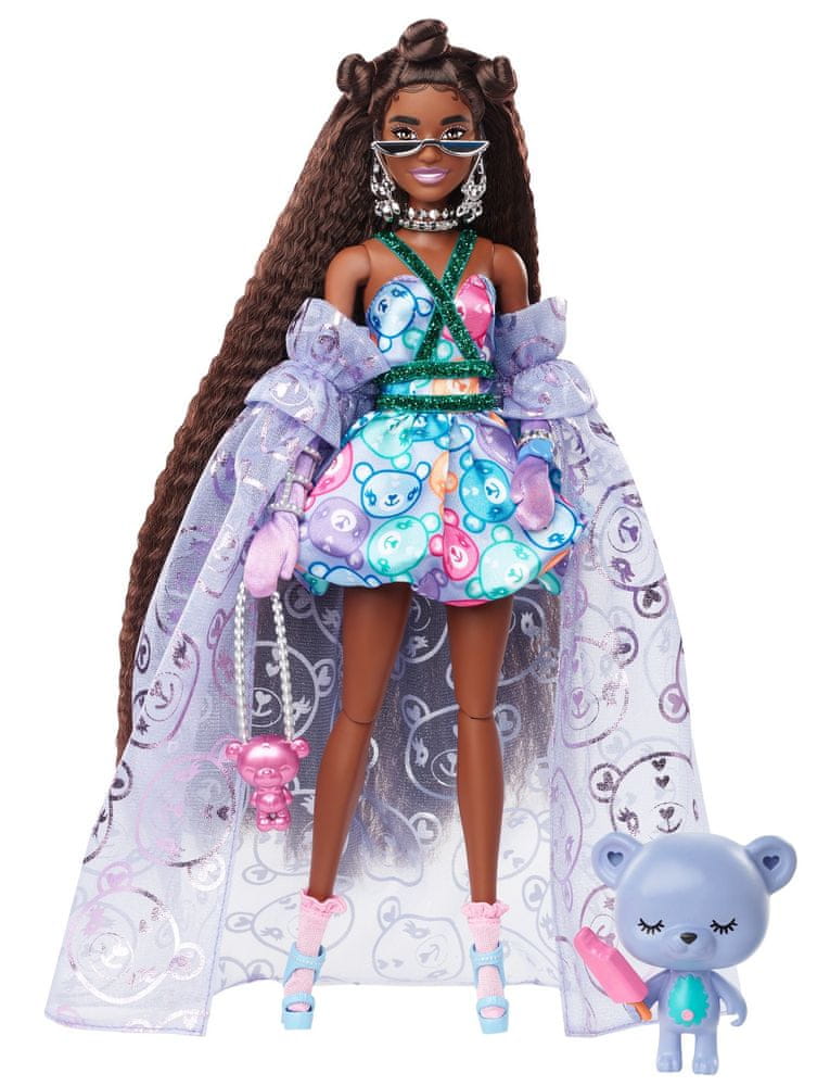 Mattel Barbie Extra Módní panenka - Medvídkový look HHN11