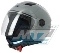 S-Line Přilba na skútr Osone Jet Helm S779 Shiny - šedá - velikost XL (Velikost: S) SFOSDMJ4F-XL