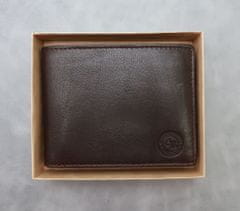 Gentleman's Boutique kožená peněženka Cash Carrier MAX Oak Brown