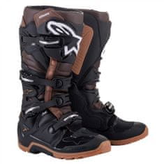 Alpinestars boty TECH 7 Enduro černo-bílo-hnědé 40,5/7