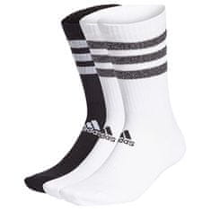 Adidas Ponožky , 3S GLAM CRW WMS - L