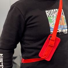 MG Rope silikonový kryt na Samsung Galaxy S22 Ultra, červený