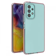 MG Spring Case silikonový kryt na Samsung Galaxy A53 5G, světlorůžový