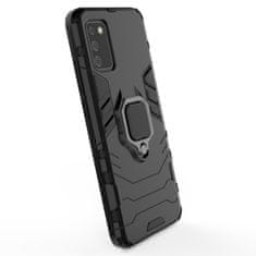 MG Ring Armor plastový kryt na Samsung Galaxy A03s, černý