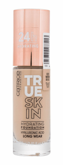 Catrice 30ml true skin, 020 warm beige, makeup