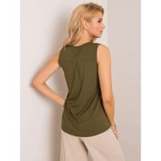 NieZnaszMnie Dámský top FRIENDLY khaki TW-TP-G070.79P_351110 L