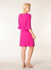 YEST růžové jarní/letní šaty s volány Velikost: M