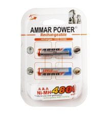 INTEREST nabíjecí baterie AAA/R3 4800mAh 2 ks (blistr).