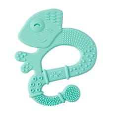 Chicco Kousátko silikonové Super Soft Chameleon modrý 2m+