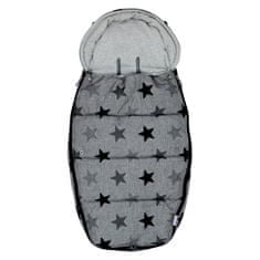 Dooky footmuff vel. L GREY STARS DeLuxe