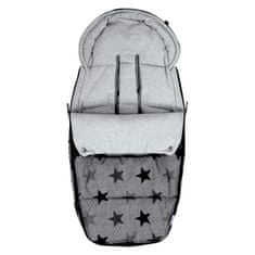 Dooky footmuff vel. L GREY STARS DeLuxe