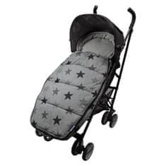 Dooky footmuff vel. L GREY STARS DeLuxe