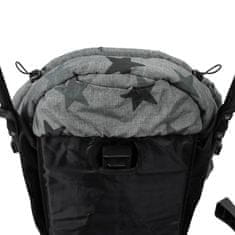 Dooky footmuff vel. L GREY STARS DeLuxe