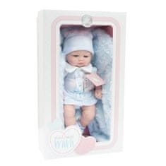 Berbesa Luxusní dětská panenka-miminko chlapeček Alex 28cm