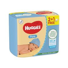 Huggies HUGGIES Pure Triplo Ubrousky vlhčené 56x3 ks