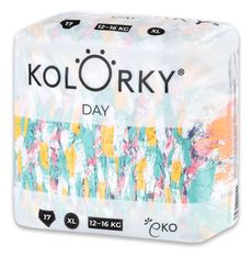 KOLORKY DAY Pleny jednorázové eko, štětec XL (12-16 kg) 17 ks