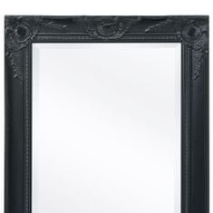 Vidaxl Nástěnné zrcadlo barokní styl 100x50 cm černé