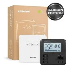 Auraton bezdrátový termostat Libra SET Carbon Edition