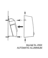 Soler&Palau Teplovzdušný vysoušeč rukou SL 2002 Automatic Aluminium, pohybový ON/OFF senzor, příkon 1875 W, průtok až 170 m³/h, tichý chod, zvýšená ochrana proti vandalismu IK10 a tepelná ochrana motoru, bílý