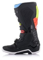 Alpinestars boty TECH 7 red černo-žluto-modro-oranžovo-bílé 42/8