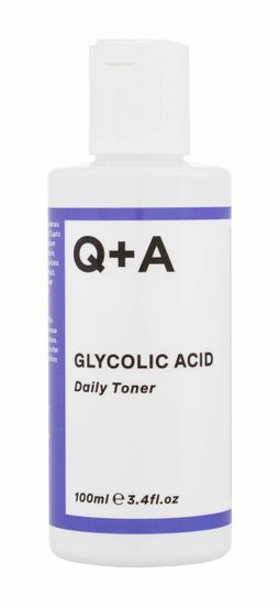 Q+A 100ml glycolic acid daily toner, pleťová voda a sprej