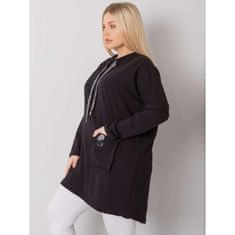 RELEVANCE Dámská tunika plus size bavlněná REDMOND černá RV-TU-7236.75P_379302 Univerzální