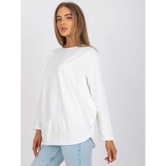 Ex moda Dámská halenka s dlouhými rukávy oversize RENATA ecru EM-BZ-611.61P_384521 Univerzální