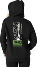 FOX mikina KAWASAKI FLEECE dámská černo-bílo-zelená L