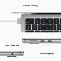 Apple MacBook Air 13 M2 8 GB / 256 GB SSD (MLXY3SL/A) Silver SK layout