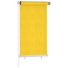 Greatstore Venkovní roleta 80 x 140 cm žlutá HDPE