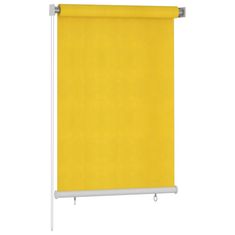 Vidaxl Venkovní roleta 100 x 140 cm žlutá HDPE