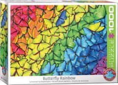 EuroGraphics Puzzle Motýlí duha 1000 dílků