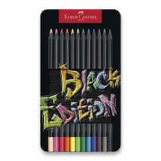 Faber-Castell Pastelky Faber-Castell Black Edition 12 barev