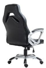 BHM Germany Kancelářská židle Foxton, syntetická kůže, černá