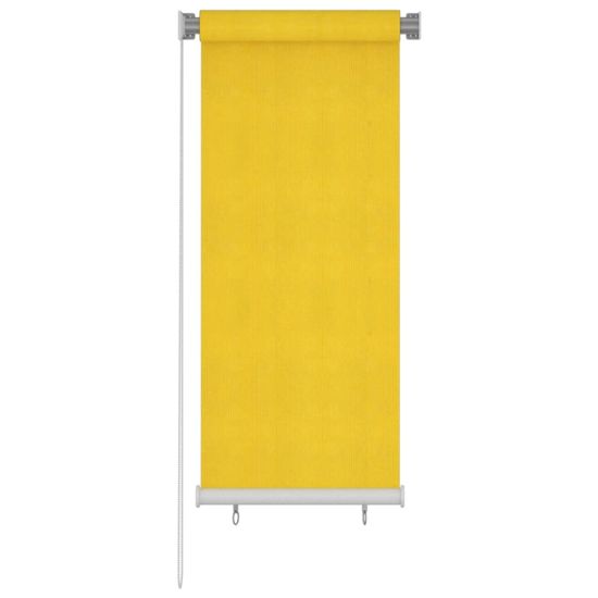 Greatstore Venkovní roleta 60 x 140 cm žlutá HDPE