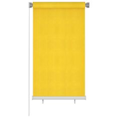 Greatstore Venkovní roleta 80 x 140 cm žlutá HDPE