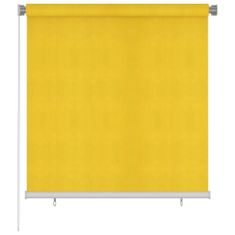 Greatstore Venkovní roleta 140 x 140 cm žlutá HDPE