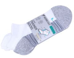 3x šedobílé pánské ponožky, 40-42 EU