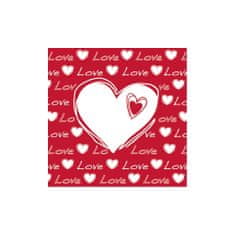 Goba Ubrousky Love Heart Red 3400065